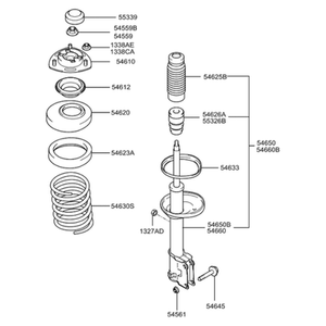 โช้คอัพคู่ใหม่ รุ่น Struts & Right 546612C250 - Product Image 2