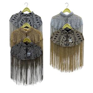 Capa con Lentejuelas Doradas y Cuentas, en Tela 100% Algodón, a los Mejores Precios de la India, 2026 - Product Image 1