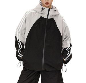 <b>Men's</b> Demi-Season Softshell Winter Jacket Stand Collar Waterproof Hoodie with PU Zipper Rainy Day Work Suitable - Product Image 1