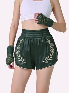 Pantalones Cortos de Muay Thai Personalizados 2025, para Hombre y Mujer, con Opción de Logotipo Frontal, Transpirables, Ligeros, Color Personalizado, para Artes Marciales - Product Image 5