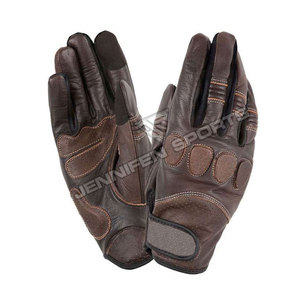 Guantes de Motocicleta de Cuero, Impermeables, con Protección de Nudillos, Clásicos, para Hombre y Mujer - Product Image 5