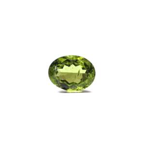 Emerald Cut Peridot Loose Gemstone 8.28 Carat for Fine Jewelry - Product Image 1