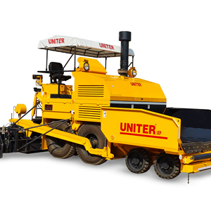 Finitionneuse de pavés à capteur hydrostatique UHP avec moteur Kirlosker et pompe hydraulique Danfoss, capacité 300 TPH, épaisseur de pavage 300 mm - Product Image 1