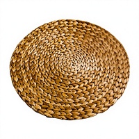 Sets de table ronds personnalisables en jacinthe d'eau tressée, faits main, écologiques, modernes, classiques, floraux et luxueux pour mariage et maison