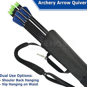 Carcaj de Cuero para Tiro con Arco, Diseño Ligero y Duradero, Cinturón Ajustable, Equipo de Práctica de Caza y Tiro al Aire Libre para Hombres - Product Image 4