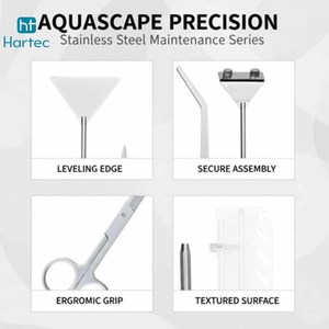 Juego de Herramientas para Acuarios de Acero Inoxidable con Logotipo Personalizado, Tijeras Profesionales para Acuarios, Pinzas, Kit de Limpieza - Product Image 4