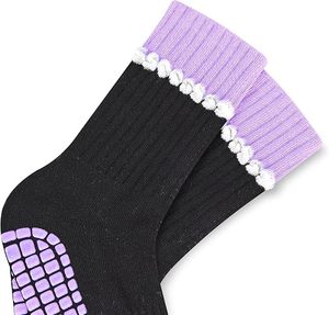 Pilates <b>Socks</b> With <b>Grips</b> for Women Cute Non Slip Crew Gripper Yoga <b>Sock</b>-Grippy Sticky for Hospital/Dance Barre/Workout - Product Image 5
