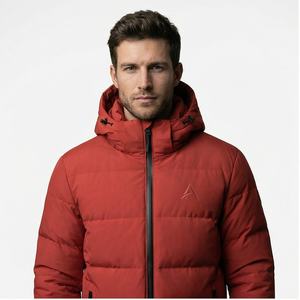 Veste matelassée d'hiver imperméable de haute qualité en nylon et polyester, doublure avant en fibre de bambou, style motard, fabriquée au Pakistan - Product Image 2