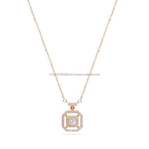 IGI/GIA Lab cultivé pendentif en diamant rond 14k or coeur motif à la mode femmes fiançailles mariage bijoux laboratoire créé breloques - Product Image 3