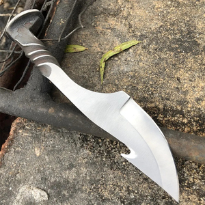 Cuchillo de Cocina Burraq DIY de Grado Industrial, Hecho a Mano, Estilo Medieval Antiguo, Forjado en Acero D2, Personalizable y Multifuncional - Product Image 4