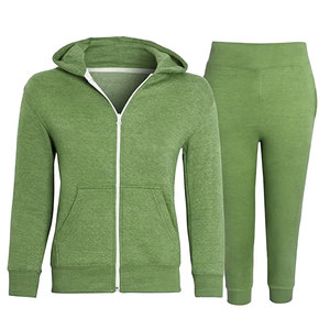 Conjunto Deportivo Azul para Mujer con Capucha, Cierre Frontal con Cremallera, Color Sólido, Casual, para Correr, con Bolsillos Laterales, para Otoño - Product Image 5