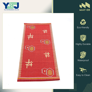 Fabricant en gros vendant des tapis d'extérieur de qualité supérieure résistants à la corrosion, 100% polypropylène, tapis jacquard en plastique de Thaïlande - Product Image 4