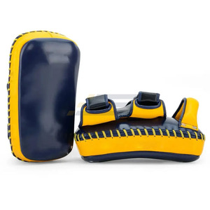 Sac de frappe de haute qualité en PU avec bordure jaune pour la sécurité des arts martiaux - Product Image 6
