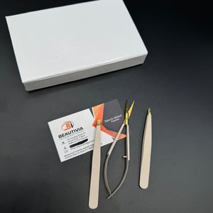 Juego de Pinzas Profesionales para Cejas, Ligeras, Extra Afiladas, de Acero Inoxidable, Multifuncionales, para Depilar, Cosméticas - Product Image 4