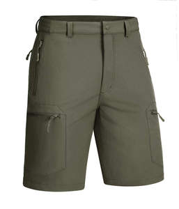 Outdoor Casual Eco-Friendly Canvas High Waist Drawstring Closure Men Summer Lightweight <b>Work</b> <b>Cargo</b> Shorts - Product Image 2