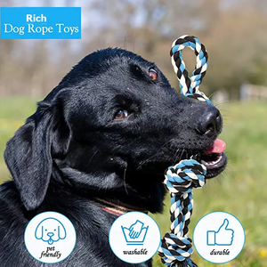 Juguete de Cuerda de Algodón para Masticar, Interactivo para Mascotas, Personalizado al por Mayor de Fábrica, para Animales Pequeños, Gatos Adultos y Conejos - Product Image 5