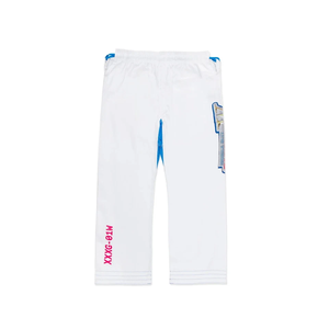 Kimono de Jiu-Jitsu Brésilien en Coton Blanc 450 GSM avec Sac de Transport, Tissage Perlé, Léger, pour Compétition et Entraînement, Personnalisable OEM - Product Image 5