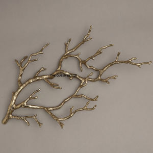 Obra de Arte Decorativa Hecha a Mano, Pintura Decorativa de Pared 3D, Arte de Pared Metálico Abstracto Plateado Brillante, Adorno de Pared para Sala de Estar - Product Image 2