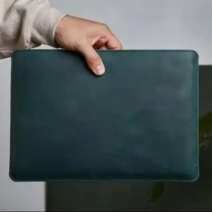 Funda de Piel Auténtica de Alta Calidad para Portátil, Estilo Vintage, Duradera, con Logotipo Personalizado al por Mayor, para MacBook Air Pro de 13 Pulgadas - Product Image 1
