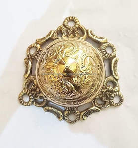 Campana de latón antiguo, campana de servicio de llamadas de oficina pulida para recepción de mesa de Hotel, hogar, oficina y regalo, campanas de mesa hechas a mano - Product Image 5