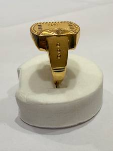 Geometric <b>Cocktail</b> <b>Ring</b> 24K <b>Gold</b> Plated Unisex Modern Statement Jewelry Daily Wear Gift Bold Fashion Jewelry Party Gift Handmade - Product Image 3