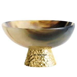 Bol en céramique de qualité européenne, couleur noire, style corne, ovale, artisanal, pour service - Product Image 3