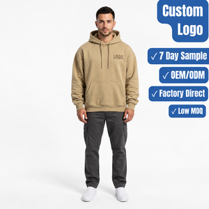 Sweat à capuche Hip Hop personnalisé, streetwear décontracté, vintage, surdimensionné, de haute qualité, à manches longues, pour le sport - Product Image 1