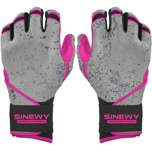 Gants d'entraînement en cuir PU violet SINEWY, rembourrés, fermeture auto-agrippante, unisexe, pour adultes, sport et fitness - Product Image 1