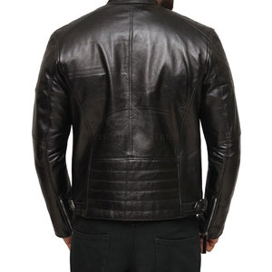 Veste en cuir pour homme sur mesure, couleur unie, tissu respirant, streetwear, veste d'hiver pour homme - Product Image 3
