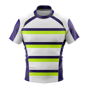 Camiseta de Rugby a Rayas para Hombre SPINE CRAFT, Jersey Deportivo, Ropa Deportiva, Camiseta de Entrenamiento, Ropa de Alto Rendimiento, Fabricante Mayorista - Product Image 4