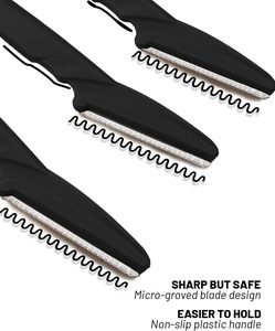 Rasoir pour le visage, rasoirs multi-usages pour femmes et hommes, noir - Product Image 1