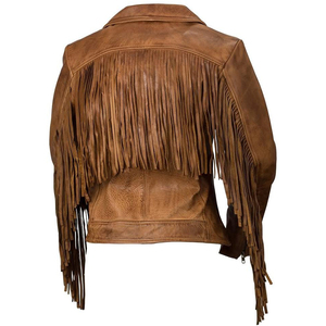 New Design Fringe <b>Jacket</b> For Men's Breathable <b>Plus</b> <b>Size</b> Low Moq Custom-Made Real Leather <b>Jacket</b> For Man Fashion Fringe <b>Jackets</b> - Product Image 3