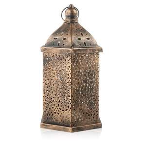 Lanternes en métal marocaines, lanternes décoratives pour la décoration de l'Aïd et du Ramadan - Product Image 2