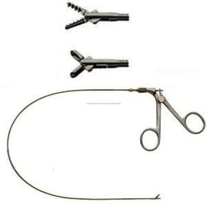 Pinza de Sutura Laparoscópica, Pinza para Tejidos Reutilizable de Acero Inoxidable, Instrumento Quirúrgico Mínimamente Invasivo - Product Image 3