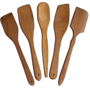 Cuchara de Madera de Acacia, Ecológica, Segura para Alimentos, Sin Pintura ni Barniz, Cuchara de Madera Personalizada - Product Image 1