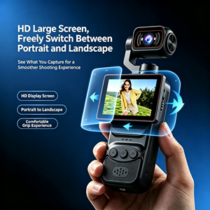 Caméra d'action portable IFA03 DV10, caméra sportive portable 2K 1080P avec écran 2,0 pouces 270° °   Objectif rotatif - Product Image 2
