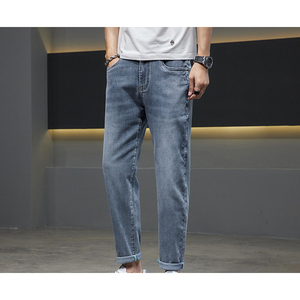 2024 Customized High Quality Fashion <b>Trousers</b> for <b>Men</b> Patched Pockets Plus Size Vintage <b>Baggy</b> Jeans <b>Men</b> - Product Image 3
