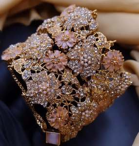 Ancient Egyptian Inspired Luxury Crystal Rhinestone <b>Bangles</b> <b>Set</b> Peace Design Royal Statement Cuff <b>Bangles</b> for Women's Wedding - Product Image 3