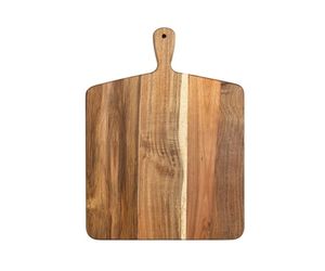 Planche à découper rustique artisanale en noyer et érable 20x13x1,5 po, rectangulaire, antidérapante, essentielle pour la cuisine - Product Image 2