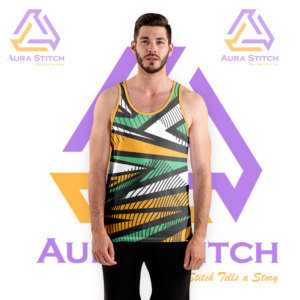 OEM personalizado 100% algodón sin mangas Muscle Tank Top para hombres de punto deporte Fitness gimnasio ropa Casual estampado patrón para correr - Product Image 1