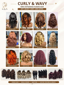 LEXHAIR Perruque Lace Front HD en Cheveux Vierges Vietnamiens, Bouclée et Volumineuse, Tendance, Double Trame Faite à la Machine, Boucles Birmanes pour Femmes - Product Image 3
