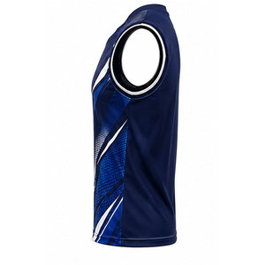 Maillot de volley-ball sans manches personnalisé pour équipe sportive avec tissu léger, respirant, confortable et design flexible - Product Image 3