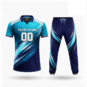 Fabricante OEM, Impresión Digital Personalizada para Cricket, MOQ Bajo, Alta Calidad, Nuevos Diseños, Conjunto de Equipación 100% Poliéster Antibacteriano - Product Image 6