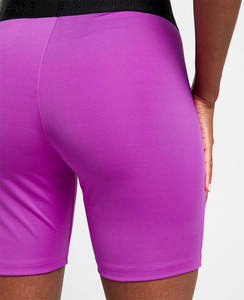 Pantalones cortos para correr de secado rápido transpirables de cintura alta para mujer con decoración de patrón de logotipo personalizado y cinturón - Product Image 5