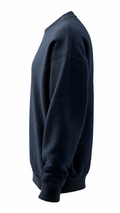 Sudadera Oversize de Cuello Redondo para Hombre, 100% Algodón, Gruesa y Cálida, Lisa, para Streetwear de Invierno - Product Image 4