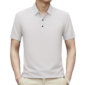 Polo de Manga Corta para Hombre, Color Azul Oscuro, Tejido de Punto, Diseño con Botones, Corte Regular Informal, Artículo de Moda 2026 - Product Image 4