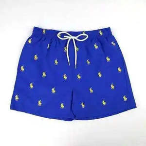 Shorts de Playa para Hombre de Alta Calidad, Resistentes al Agua, Doble Capa de Malla, Tallas Grandes, Casuales, con Bolsillos, Shorts de Baño de Verano, OEM - Product Image 1