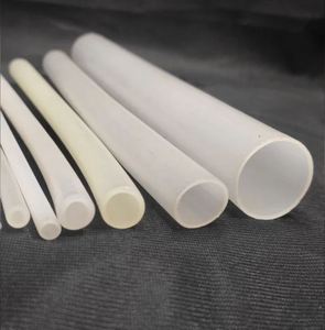 Tube rond en plastique PTFE FEP PFA, tuyau en fluoropolymère, résistant à la chaleur, flexible, pour usage industriel - Product Image 1