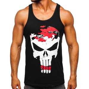Camiseta Deportiva de Algodón con Logotipo Personalizado al por Mayor, Camiseta sin Mangas para Correr, Ropa Deportiva, Camiseta de Gimnasio para Hombre - Product Image 6