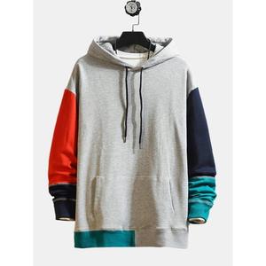 เสื้อฮู้ดสำหรับผู้ชายผ้าฝ้ายมีฮู้ดสำหรับผู้ชายดีไซน์แบบไคลเอนต์สั่งผลิตจากโรงงานโดยตรง - Product Image 6